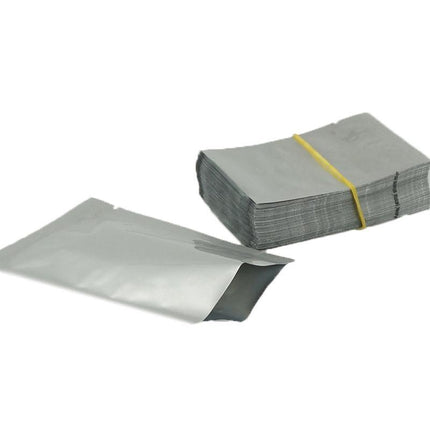 Silver Open Top Aluminum Foil Packaging Bags Heat Seal Vacuum Food Pouches - Aimall