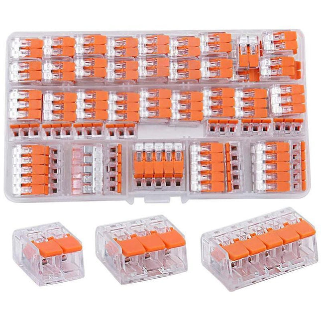75PCS 221 Electrical Connector Wire Block Clamp Terminal Cable 2/3/5Way HOT - Aimall