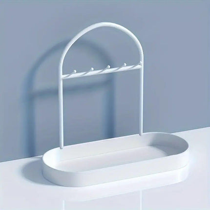 Versatile Entryway Storage Rack Waterproof Metal Key Holder Decorative Desktop