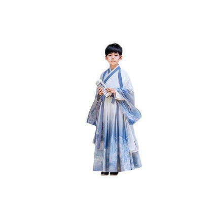 Kids Ancient Chinese Traditional Hanfu Dress Tang Suit Cosplay Costume Dress - Aimall
