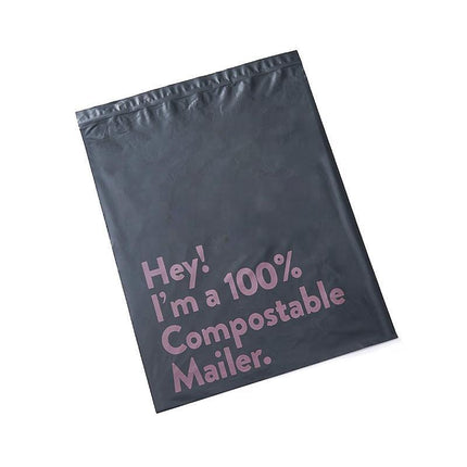 50PCS 5 Sizes Garment Bags Premium Grey Eco Friendly Postal Mailing Packing Bag - Aimall