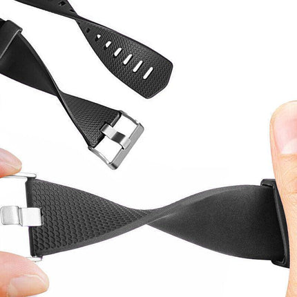 S Size Silicone Watch Wrist Sports Strap For Fitbit Charge Band Wristband Replacement - Aimall