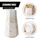 Ceramic Flower Vase Simple Home Hotel Decor Hydroponic Planting Container