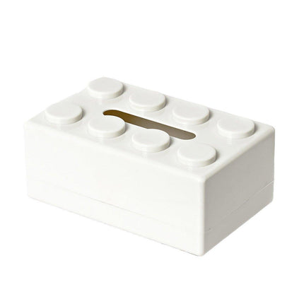 Tissue Box Cover Creative Building Block Cute Napkin Dispenser Holder Home Decor