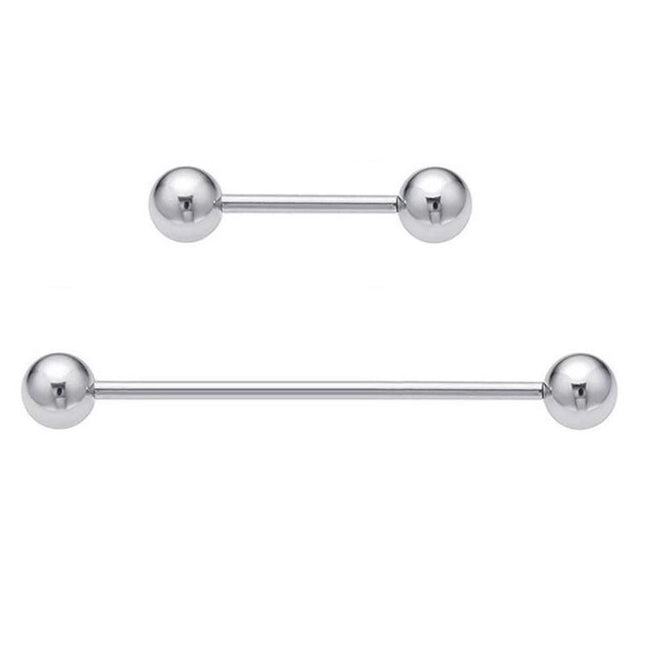 Hypoallergenic Body Piercing Jewelry Ear Bone Studs and Tongue Barbell Studs