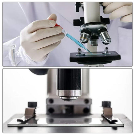 100set Microscope Slide Coverslips for Laboratory Use Glass Slides Research Tool