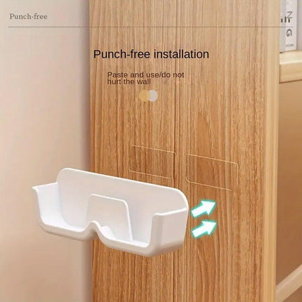 6pcs Eyeglass Organizer Wall Mounted Storage Rack Display Shelf Case Holder