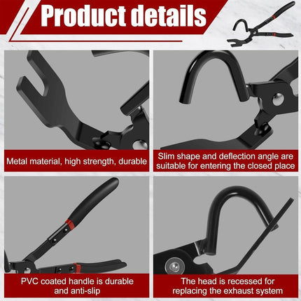 Car Exhaust Pipe Removal Tool Pliers Automotive Exhaust Removal Mechanic Tool