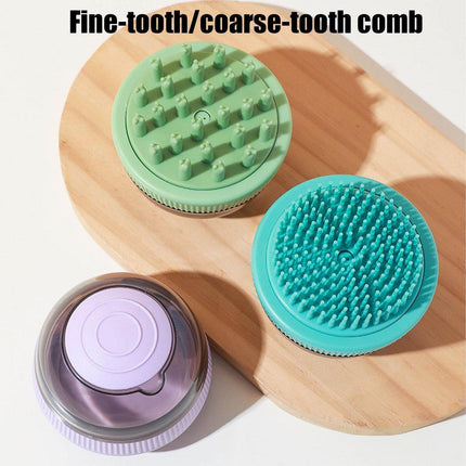 2PCS Pet Cleaning Brush Bath Massage Gel Dispenser Cats Dogs Grooming Tool