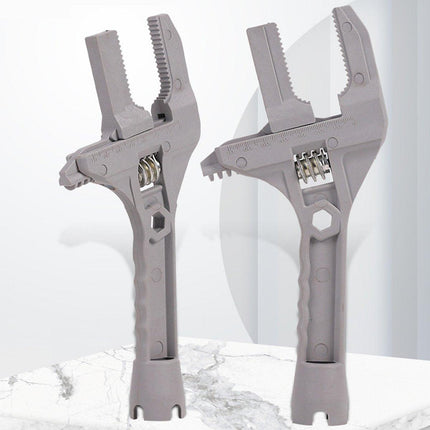 23CM Mini Adjustable Wrench Multi Functional Tool for Sink Bathroom Tubing Tool