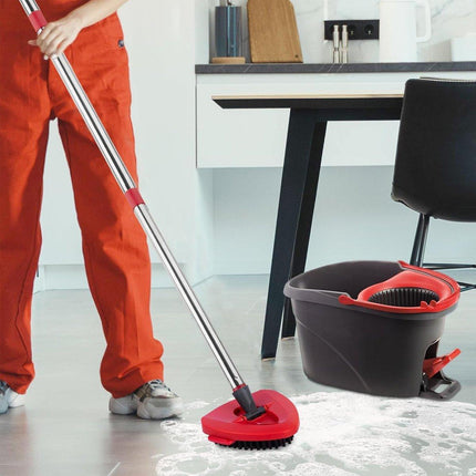 2PCS Triangle Rotating Mop Head Replacement Floor Brush Universal Cleaning Mop