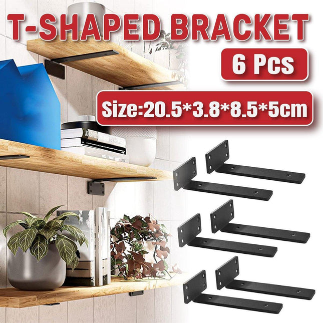 Heavy Duty Shelf Bracket Black L Shape Shelf Bracket Hidden Steel Bracket Shelve