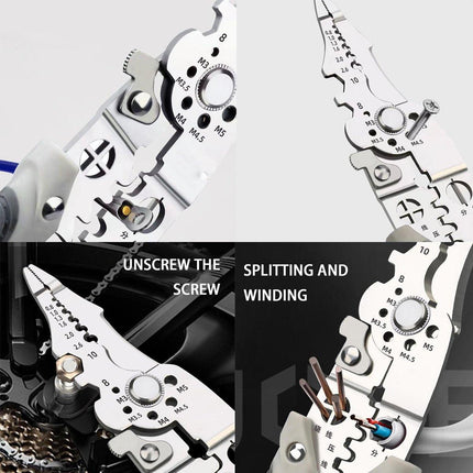 Multifunctional Wire Stripper Electrical Hardware Tool for Professional Use