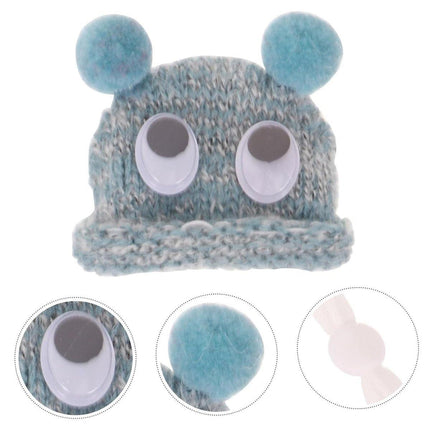 Adjustable Knitted Woolen Hat for Pet Dutch Pig Hamster Funny Decorative Hat