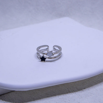 Adjustable Open Finger Ring Elegant Design Fashion Jewellery for Women Gifts