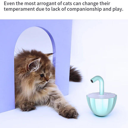 Automatic Self-Amusement Cat Toy Interactive Pet Teaser Toy for Cat Fun Playtime
