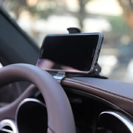 Cell Phone Holder Stand Universal HUD GPS On Car Non-slip Clip Dashboard Mount - Aimall