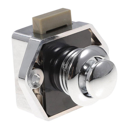 5PCS Cabinet Door Lock Push Button Latch Small Hanger Lock for Camper Caravan