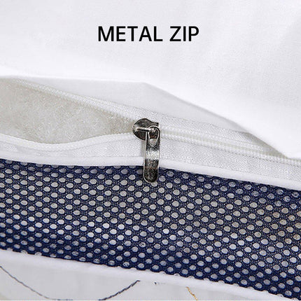 1/2PCS Hotel Style Polyester Fibre Pillow Washable High Rebound Support
