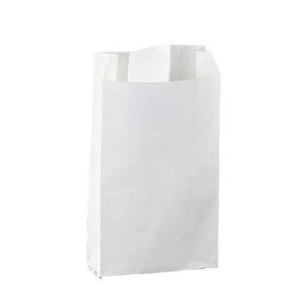 Takeaway Storage Baking Bread Bag Toast Food Packaging Bag Kraft Paper Bag White - Aimall
