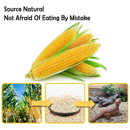 1kg Natural Corn Cob Bedding for Reptiles Small Animal Safe Habitat
