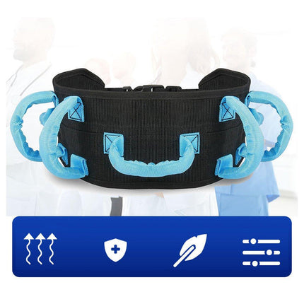 Rehabilitation Transfer Lumbar Belt Patient Assist Get Up Restraint Training Aid
