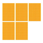 8/13/25/50mm Colour Sticker Dots Adhesive Round Labels Circular Scrapbooking Orange - Aimall