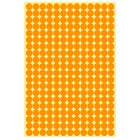 8/13/25/50mm Colour Sticker Dots Adhesive Round Labels Circular Scrapbooking Orange - Aimall