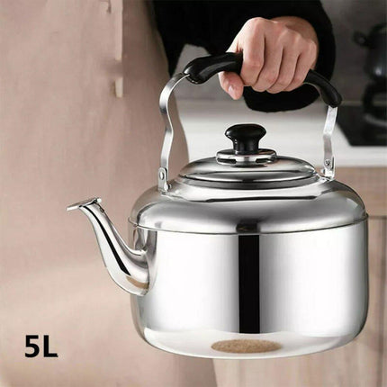 Large Capacity Stainless Steel Kettle for Home Restaurant Induction Cooker Safe