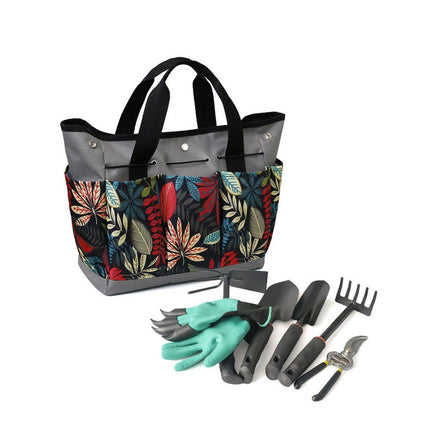 Portable Garden Kit Multifunctional Gardening Storage Bag with Pockets Outdoor