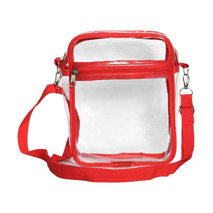 Transparent Crossbody Bag Clear Stylish Handbag for Men and Women Daily Use