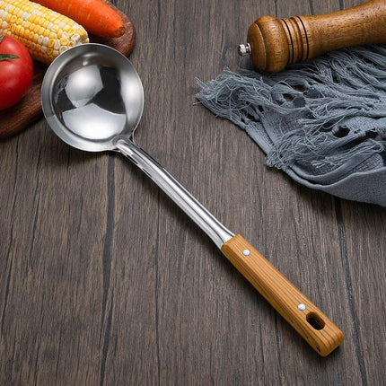 5pcs Stainless Steel Spatula Soup Spoon Kitchenware Set for Household Cooking