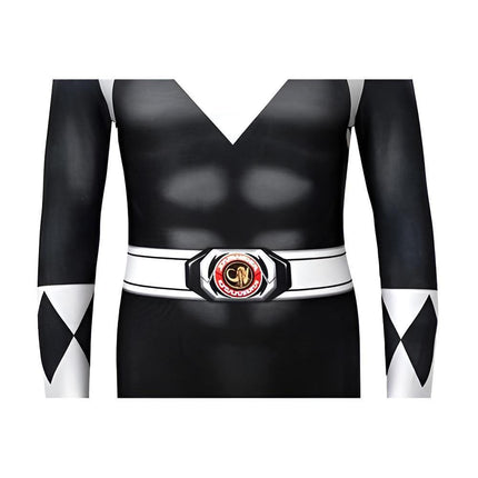 Black Dinosaur Team Tight Cosplay Jumpsuit Costume AU
