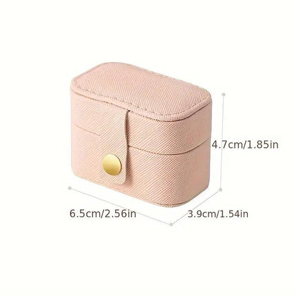 5pcs Mini Portable Jewelry Storage Box Small Organizer for Travel and Home Use
