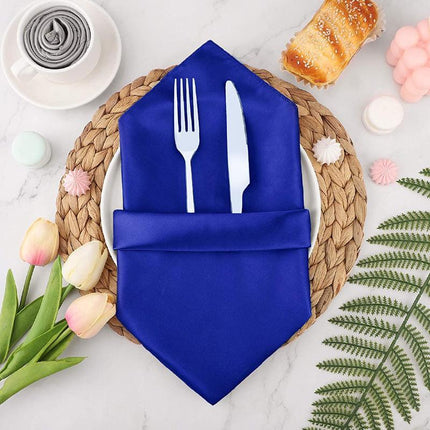 50PCS Polyester Plain Fabric Cotton Napkins For Wedding Cloth pc Table Dinner - Aimall