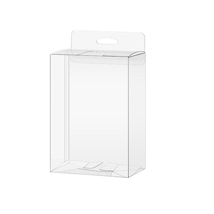 50pcs Transparent Gift Boxes with Hooks Clear Packaging Storage Containers