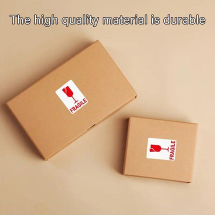 Fragile Sticker Handle with Care Logistics Warning Label for Goods Packaging Use