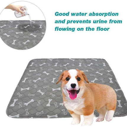 Orange Washable Pet Dog Cat Training Pee Pads Cushion Bed Absorbent Mat - Aimall