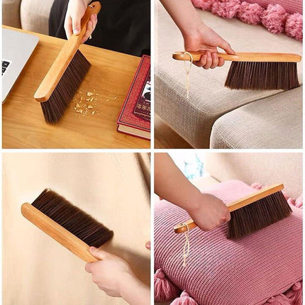 Household Log Color Soft Rubber Hair Long Handle Cleaning Brush Dusting Brush