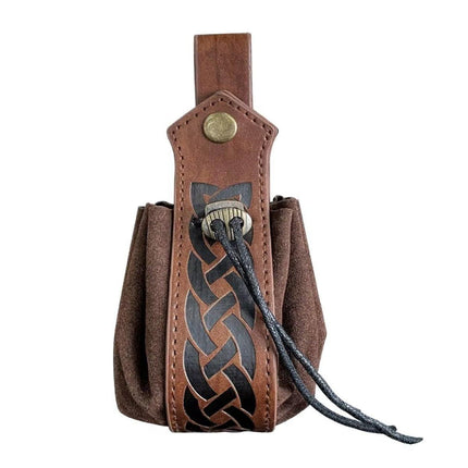 Medieval Satchel Vintage Leather Knight Belt Bag Handmade Accessories for Men