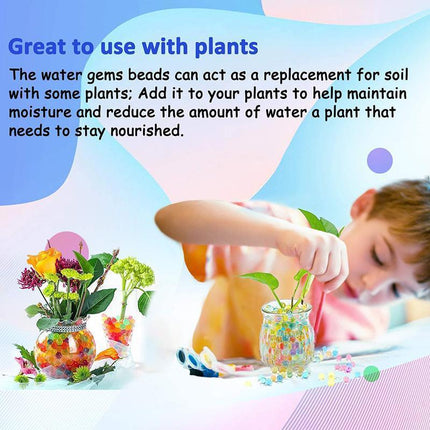 Orbeez Gel Water Balls Crystal Soil Bead WaterBalls Jelly Gel Beads Vase 10-13mm - Aimall