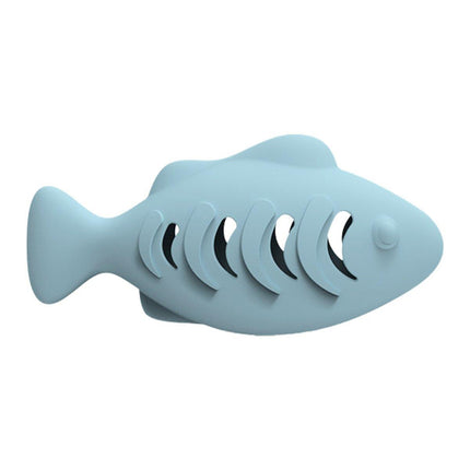 Interactive Cat Toys Fish Leaky Food Dispenser Fun Pet Play Chew Toy Durable