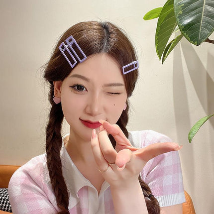 Candy Colorful Hairpins Clips Barrettes Women Fashion Headdress Accessories - Aimall