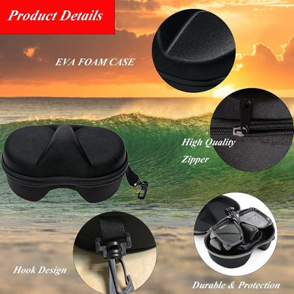4pcs Diving Goggle Case Ski Mask Storage Box for Goggles Glasses Organiser