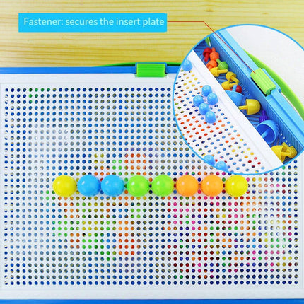 Mushroom Nail Educational DIY Puzzle Toy Set for Creative Learning and Play