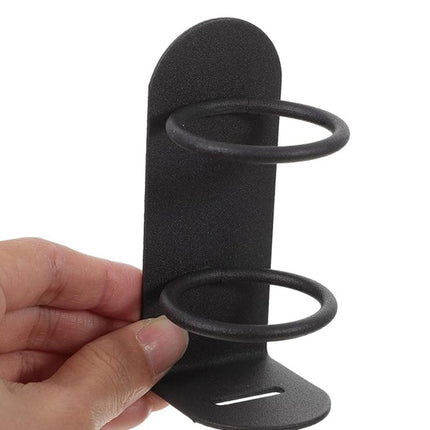 2pcs Iron Wall Mounted Toothbrush Holder No Punch Bathroom Storage Shelf Rack