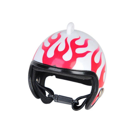 2PCS Mini Pet Chicken Helmet Protective Headgear Set Waterproof Cartoon Design