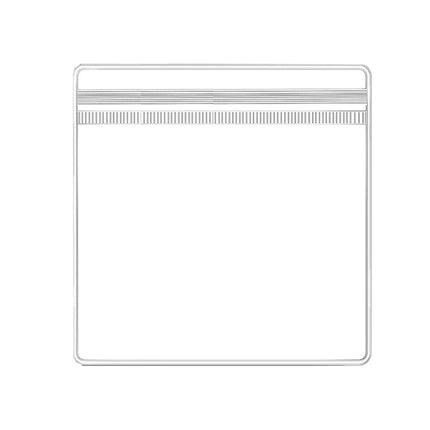 100pcs PVC Self-Sealing Jewelry Bags Anti-Oxidation Storage Dustproof Bags