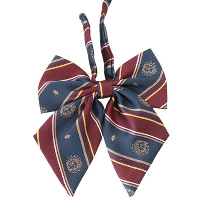 For Women School Uniform Checkered Lovely Sailor Style JK Japanese Collar BowTie - Aimall