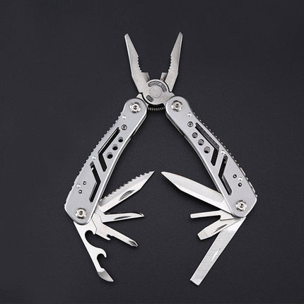 Outdoor Camping Multifunctional Folding Pliers Knife Tool Survival Gear Kit